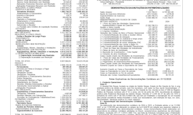 - Balanço do Hospital São Roque, de Getúlio Vargas. - Boletim Informativo da Câmara de Vereadores de Floriano Peixoto nº 19/2026. - Classificados Regional.