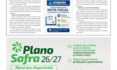 Empresas prestadoras de serviços devem se adequar às novas regras para emissão da Nota Fiscal de Serviços Eletrônica