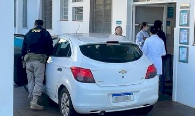 Bebê nasce durante viagem e família recebe escolta da PRF em Erechim