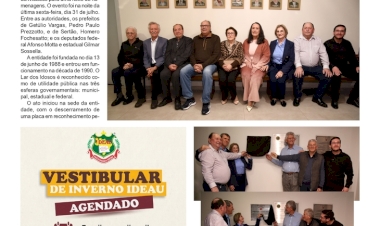 Lar dos Idosos presta homenagens e inaugura a Galeria de Ex-Presidentes