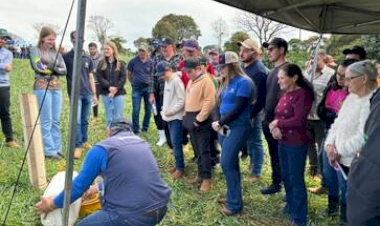 Tarde de Campo em Erebango reúne produtores para apresentação de técnicas de manejo e conservação do solo 
