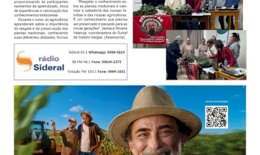 Mulheres agricultoras resgatam conhecimentos durante curso reealizado em Geúlio Vargas
