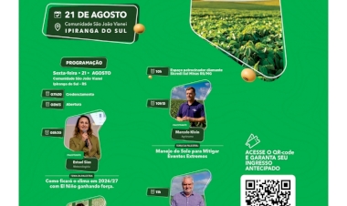 Berço do Plantio Direto recebe XIII Fórum Norte Gaúcho da Soja na próxima sexta-feira