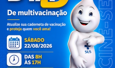 Dia D de Multivacinação terá atendimento em  duas UBSs de Getúlio Vargas neste sábado