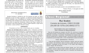 Veículo é incorporado ao patrimônio municipal e destinado à Defesa Civil de Getúlio Vargas. Boletins das Câmaras de Vereadores de Getúlio Vargas e Floriano Peixoto.