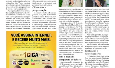 XIII Fórum Norte Gaúcho da Soja acontece nesta sexta-feira