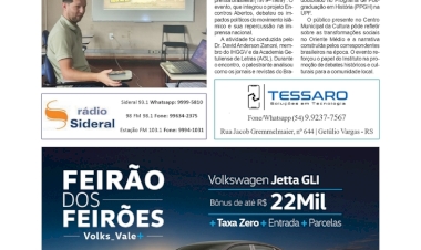 Instituto Histórico - No encontro aberto de agosto a presença do professor David Zanoni