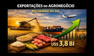 Agronegócio gaúcho dispara: exportações crescem 22% e somam US$ 3,8 bi no 2º trimestre de 2026
