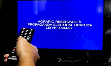 Propaganda eleitoral começa hoje no rádio e na TV