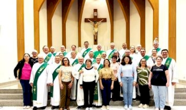 Diáconos da Diocese de Erexim participam de retiro anual com reflexão sobre Maria e as relações humanas