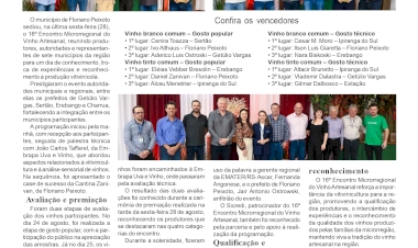 16º Encontro Microrregional do Vinho Artesanal premia produtores da região em Floriano Peixoto