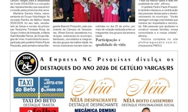 Nova corte da melhor idade é coroada em tarde de celebração em Getúlio Vargas