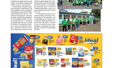 Município de Sertão celebra Semana da Pátria 2026 com civismo, apresentações escolares