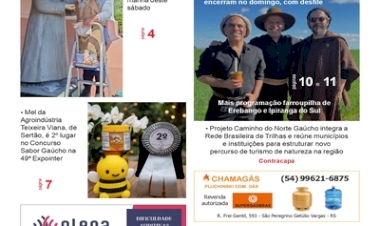 A FOLHA REGIONAL. Ano 27. nº 1.395. Getúlio Vargas RS, 18 de dezembro de 2026.