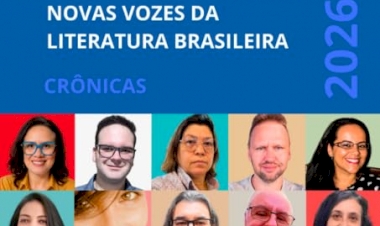Novas Vozes da Literatura Brasileira 2026 - CRÔNICAS por Coletivo Aspas Duplas (Autor). Dica de leitura da semana.