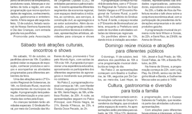 Expo Getúlio Vargas 2026 começa na próxima sexta-feira com quatro dias de negócios, cultura e entretenimento