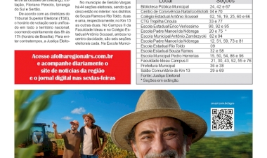 Eleições 2026 - 70ª Zona Eleitoral está pronta para o 1º turno das eleições