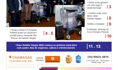 A FOLHA REGIONAL Ano 27, nº 1.397. Getúlio Vargas RS, 02 de outubro de 2026
