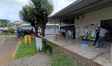 Medicina Veterinária da URI auxilia na imunização de animais em campanha de vacinação 