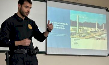 Diretor do Presídio Estadual compartilha experiências com acadêmicos de Direito