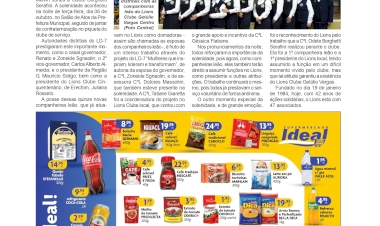 Lions Clube - Noite de gala para a posse de quinze novas companheiras leão