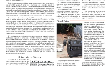 O peso da história não paga as dívidas, por Neivo A T Fabris. Edição 23/10/2026