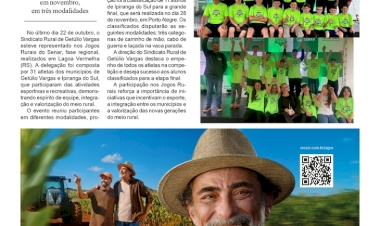 Sindicato Rural de Getúlio Vargas participa dos Jogos Rurais do Senar