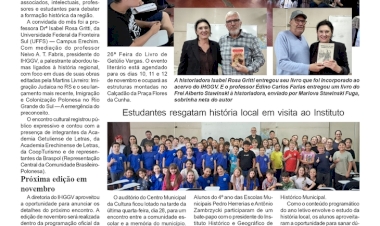 Um giro pela cultura: Instituto Histórico promove dupla atividade no Centro Municipal da Cultura