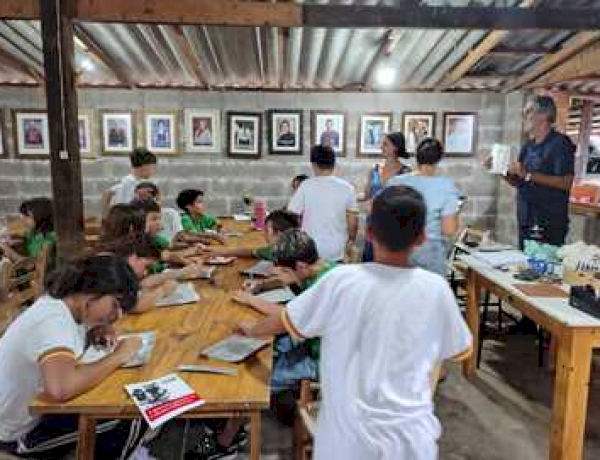 Alunos do CEAS participam da Oficina de Gravuras