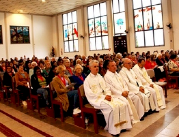 Apostolado da Oração reúne cerca de 340 participantes em Dia Eucarístico em Erechim