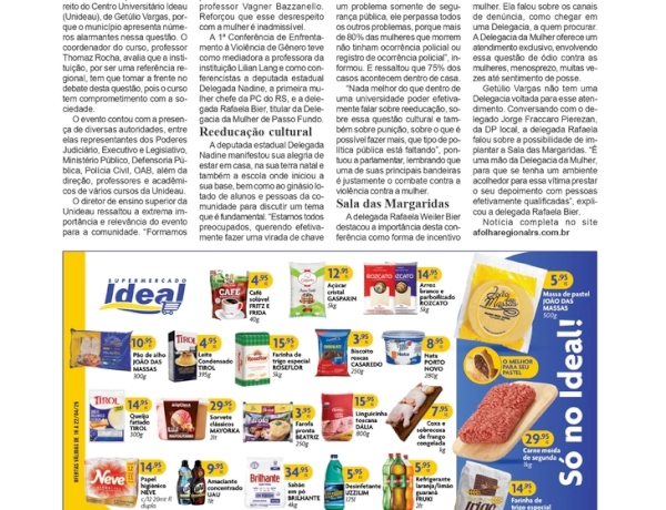 Unideau - Curso de Direito promove a 1ª Conferência de Enfrentamento à Violência de Gênero