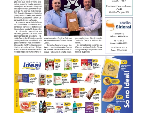 AEAmau com nova diretoria para a gestão 2026-2027