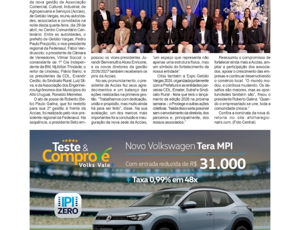 Posse festiva reúne associados da Accias e autoridades na noite de quarta-feira