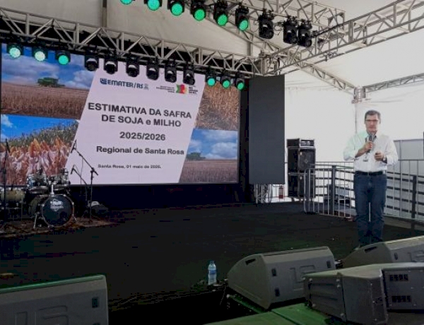 Emater/RS-Ascar apresenta estimativa da safra de soja e milho para a região de Santa Rosa