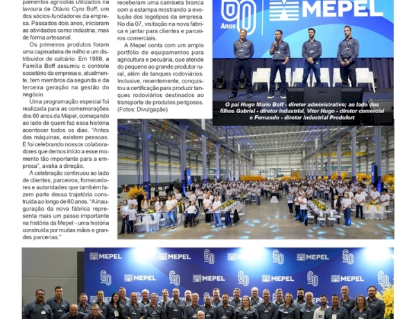 MEPEL comemora 60 anos ao lado de que quem faz essa história