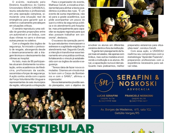 Ideau Summit realiza simulado de acidente envolvendo múltiplas vítimas