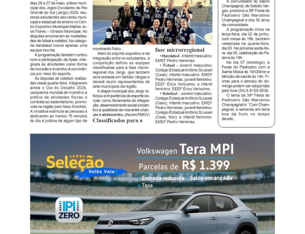 Jergs 2026 / Champagnat - 39ª Festa do Padroeiro