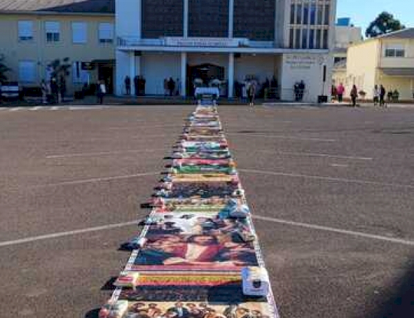 Santuário de Fátima em Erechim terá missas, procissão e Tapete da Solidariedade em Corpus Christi