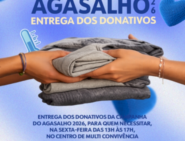 Entrega dos donativos da Campanha do Agasalho de Ipiranga do Sul será na sexta-feira (12)