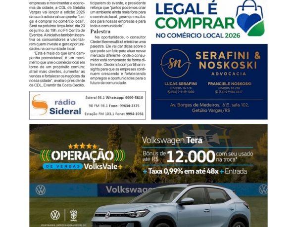 CDL lança campanha Legal é comprar no comércio local 2026