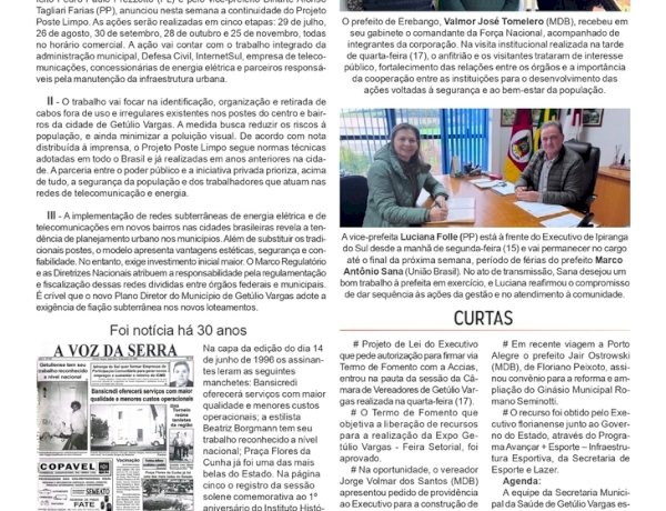 Em boa hora, por Neivo A T Fabris. Edição de 19/6/2026.