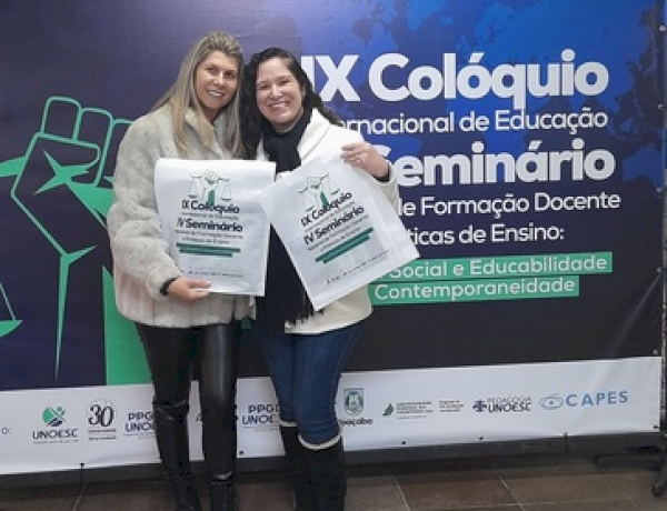 Pesquisadoras de Erechim apresentam trabalhos em evento internacional na Unoesc de Joaçaba (SC)