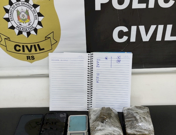 POLÍCIA CIVIL PRENDE MULHER EM FLAGRANTE POR TRÁFICO DE DROGAS EM TRINDADE DO SUL