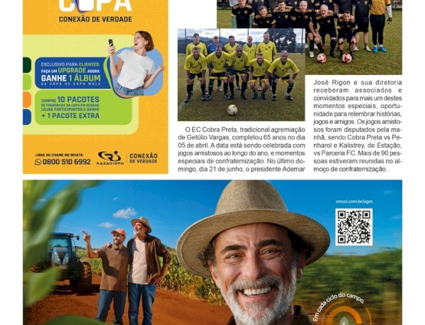 EC Cobra Preta continua celebrando os 65 anos com confraternizações