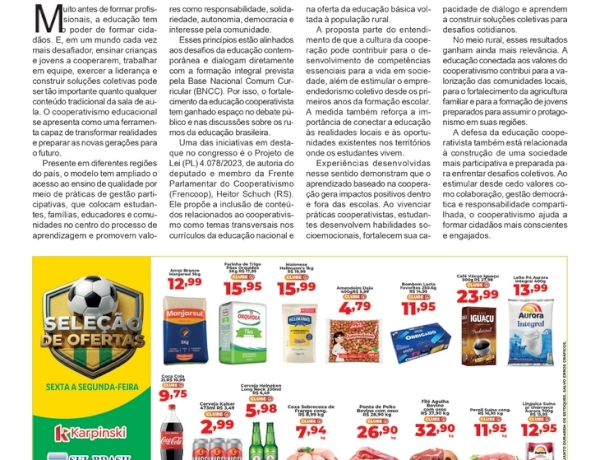 Educação Cooperativista como caminho para transformar realidades
