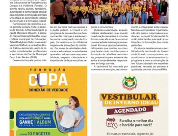 Formatura do Proerd reúne estudantes, famílias e autoridades em Ipiranga do Sul