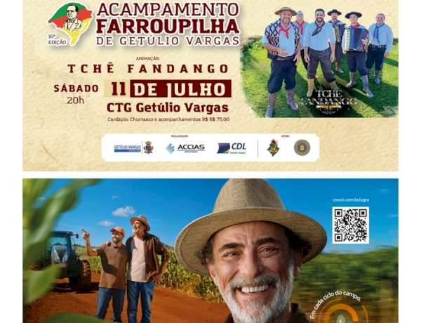 Informativo da Prefeitura Municipal de Getúlio Vargas.