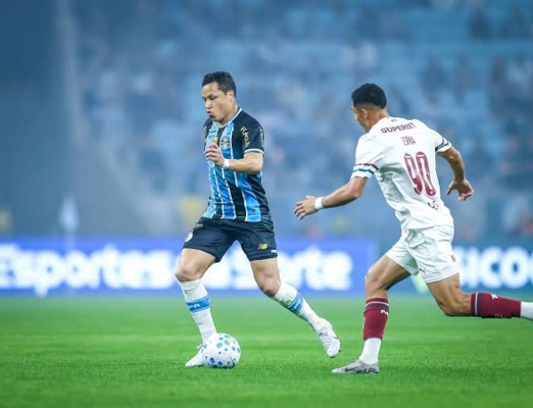 Na Arena, Grêmio empata em 1 a 1 com o Fluminense pelo Campeonato Brasileiro