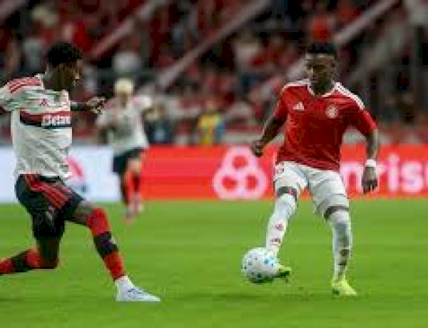 No Beira-Rio, Inter empata em 1 a 1 com o Flamengo pelo Brasileirão