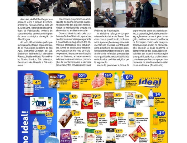 Accias e Senac promovem curso de Boas Práticas de Fabricação